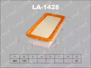 LA-1428 LYNXauto Воздушный фильтр