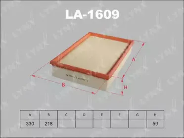 LA-1609 LYNXauto Воздушный фильтр
