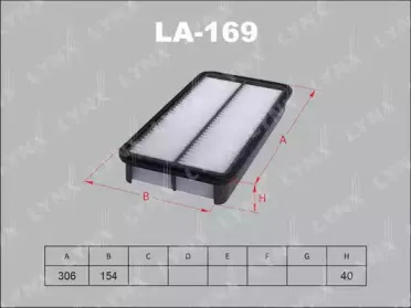 LA-169 LYNXauto Воздушный фильтр