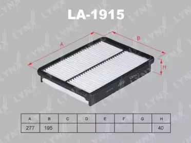 LA-1915 LYNXauto Воздушный фильтр