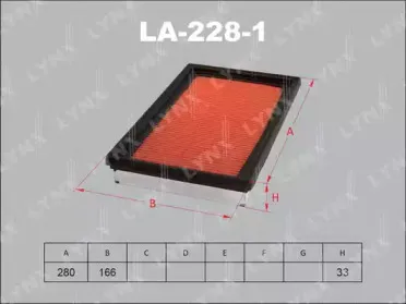 LA-228-1 LYNXauto Воздушный фильтр