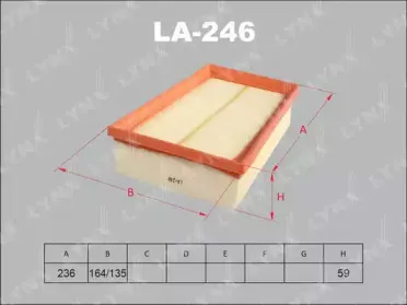 LA-246 LYNXauto Воздушный фильтр