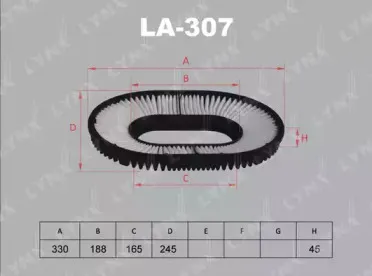 LA307 LYNXauto Воздушный фильтр