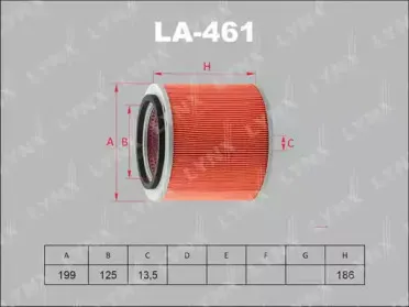 LA461 LYNXauto Воздушный фильтр