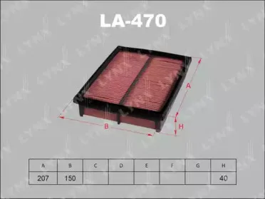 LA-470 LYNXauto Воздушный фильтр