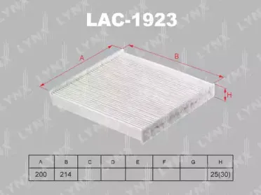 LAC-1923 LYNXauto Фильтр, воздух во внутренном пространстве