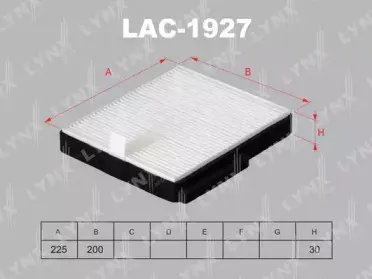 LAC-1927 LYNXauto Фильтр, воздух во внутренном пространстве