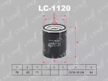 LC-1120 LYNXauto Масляный фильтр