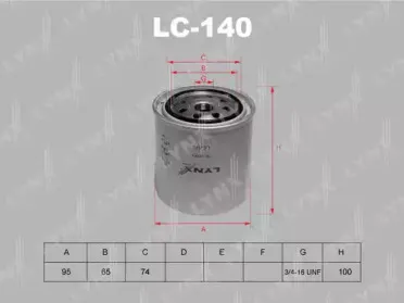 LC-140 LYNXauto Масляный фильтр