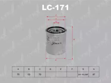 LC-171 LYNXauto Масляный фильтр