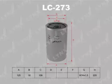 LC273 LYNXauto Масляный фильтр