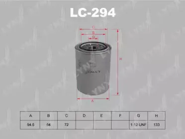 LC-294 LYNXauto Масляный фильтр