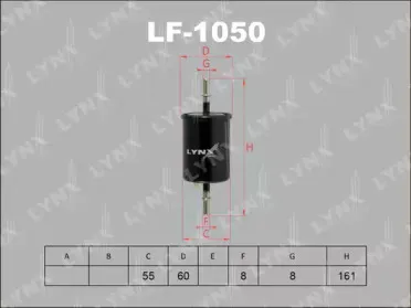 LF-1050 LYNXauto Топливный фильтр