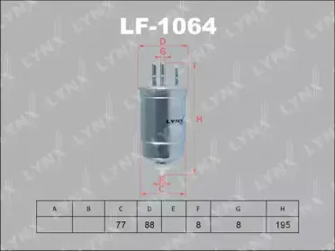 LF-1064 LYNXauto Топливный фильтр