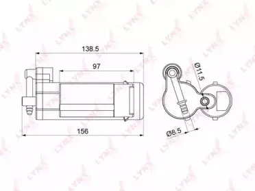 LF-1068M LYNXauto Топливный фильтр