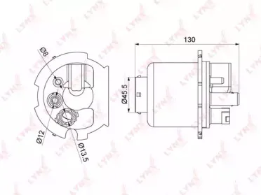 LF-1077M LYNXauto Топливный фильтр