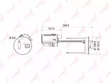 LF-976M LYNXauto Топливный фильтр