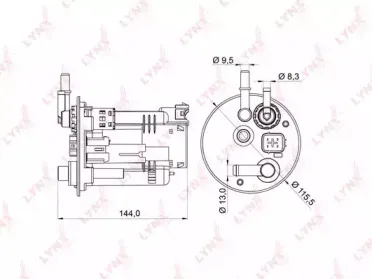 LF-979M LYNXauto Топливный фильтр