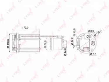 LF-985M LYNXauto Топливный фильтр