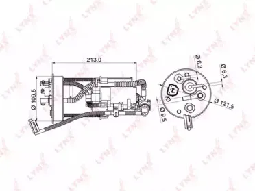 LF-986M LYNXauto Топливный фильтр