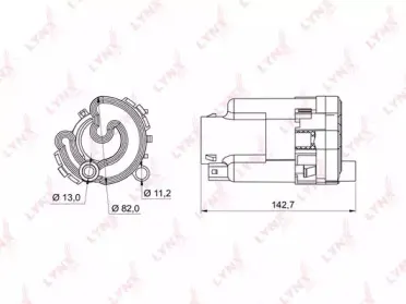 LF-988M LYNXauto Топливный фильтр
