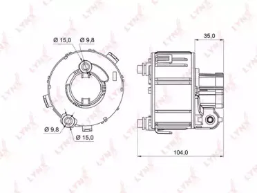 LF-993M LYNXauto Топливный фильтр