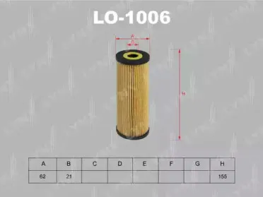 LO-1006 LYNXauto Масляный фильтр