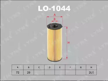 LO-1044 LYNXauto Масляный фильтр