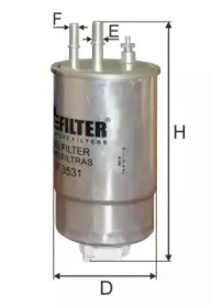 DF 3531 MFILTER Топливный фильтр