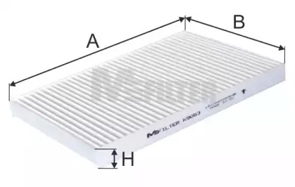 K 9053 MFILTER Фильтр, воздух во внутренном пространстве