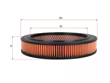 A1015 SAKURA Automotive Воздушный фильтр