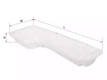 A-1193 SAKURA Automotive Воздушный фильтр