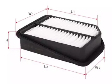 A-1433 SAKURA Automotive Воздушный фильтр