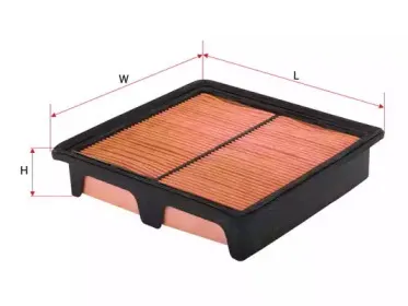 A-1675 SAKURA Automotive Воздушный фильтр