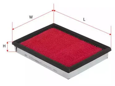 A-1863 SAKURA Automotive Воздушный фильтр