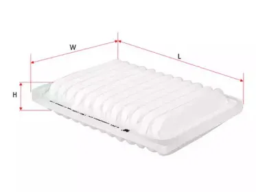 A-3301 SAKURA Automotive Воздушный фильтр