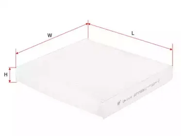 CA-1114 SAKURA Automotive Фильтр, воздух во внутренном пространстве