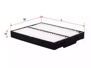 CA-1401 SAKURA Automotive Фильтр, воздух во внутренном пространстве