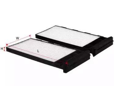 CA-1802 SAKURA Automotive Фильтр, воздух во внутренном пространстве