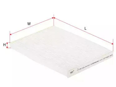 CA-1810 SAKURA Automotive Фильтр, воздух во внутренном пространстве