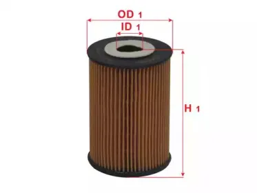 EO-1801 SAKURA Automotive Масляный фильтр