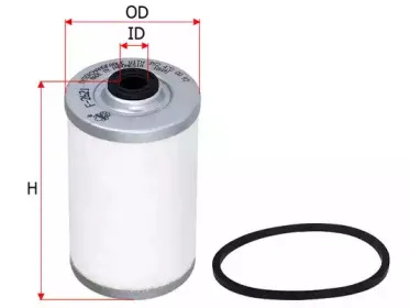 F2621 SAKURA Automotive Топливный фильтр