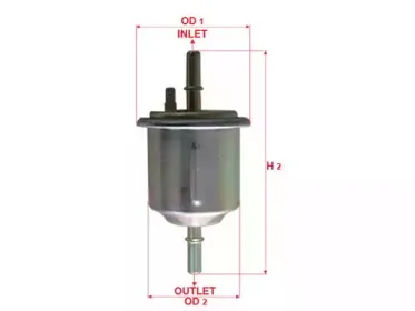 FS-2804 SAKURA Automotive Топливный фильтр