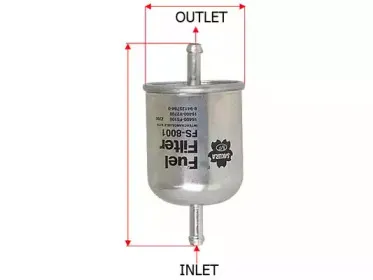 FS-8001 SAKURA Automotive Топливный фильтр