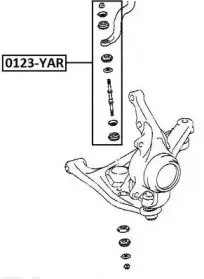 0123-YAR ASVA Тяга / стойка, стабилизатор
