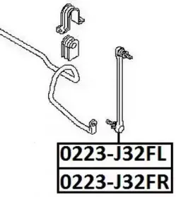 0223-J32FL ASVA Тяга / стойка, стабилизатор