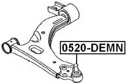 0520-DEMN ASVA Несущий / направляющий шарнир