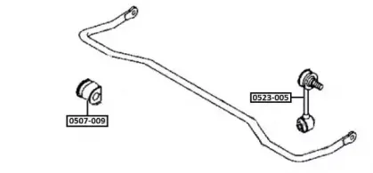 0523-005 ASVA Тяга / стойка, стабилизатор