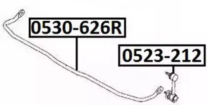 0523-212 ASVA Тяга / стойка, стабилизатор