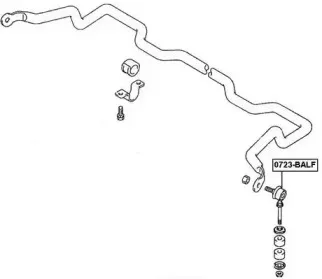 0723-BALF ASVA Тяга / стойка, стабилизатор